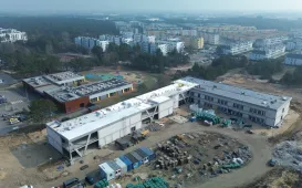 Budowa szkoły podstawowej przy ul. Grasera - stan prac na 12.03.2025 r.