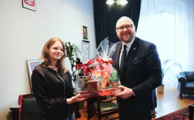 Spotkanie Prezydenta Gulewskiego z bohaterką