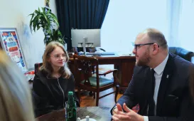 Spotkanie Prezydenta Gulewskiego z bohaterką