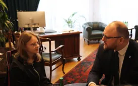 Spotkanie Prezydenta Gulewskiego z bohaterką