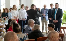 Wielkanocne śniadanie w DPS im. Leona Szumana