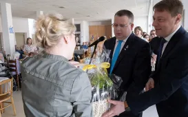 Wielkanocne śniadanie w DPS im. Leona Szumana