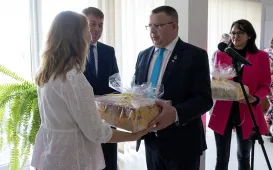 Wielkanocne śniadanie w DPS im. Leona Szumana