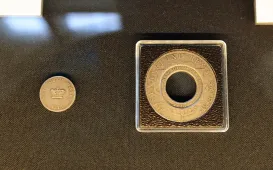 Moneta Holey Dollar w Muzeum Okręgowym, 29.04.2025 r.