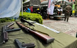 Wystawa sprzętu na Rynku Nowomiejskim, 17.05.2025 r.