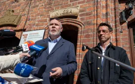 Odsłonięcie rzeźby anioła, 6.05.2025 r. 