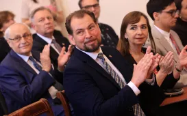 Wręczenie nominacji konsulowi honorowemu Peru w Toruniu