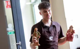 Młodzież z Getyngi i Cheltenham w Muzeum Toruńskiego Piernika