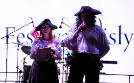 9. Festiwal Wisły - powitanie flisaków w Toruniu