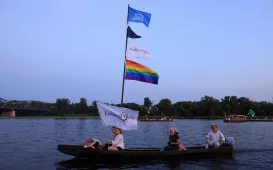 9. Festiwal Wisły - nocna parada łodzi i statków, widowisko światło-dźwięk