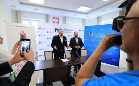 Podpisanie porozumienia komunikacyjnego między Gminą Miasta Toruń i Gminą Zławieś Wielka