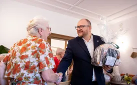 Prezydent Paweł Gulewski odwiedził DDPS-y na Bydgoskim Przedmieściu