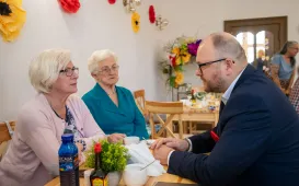 Prezydent Paweł Gulewski odwiedził DDPS-y na Bydgoskim Przedmieściu