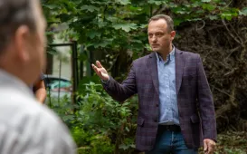 Odsłonięcie tablicy na Kępie Bazarowej