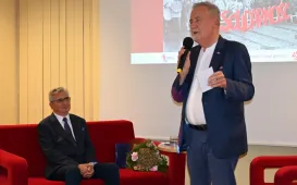 Spotkanie z działaczem toruńskiej "Solidarności" Lechem Różańskim