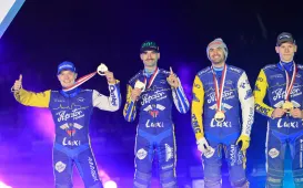 Finał KS Toruń - Motor Lublin - podium, 28.09.2025 r.
