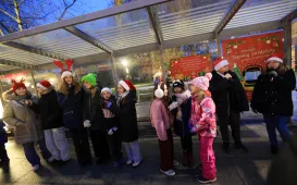 Pierwszy przejazd świątecznego tramwaju już za nami!