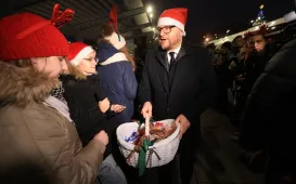 Pierwszy przejazd świątecznego tramwaju już za nami!