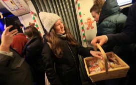 Pierwszy przejazd świątecznego tramwaju już za nami!