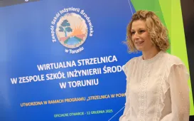 W Zespole Szkół Inżynierii Środowiska otwarto trzecią wirtualną strzelnicę. To kolejny krok miasta w rozwijaniu nowoczesnej edukacji obronnej i proobronnej młodzieży.