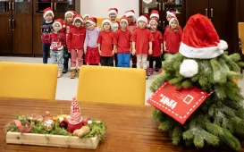 Przedszkolaki z PM1 z wizytą u prezydenta, 15.12.2025