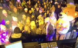 Inauguracja lodowiska sezonowego na Skarpie, 14.12.2025