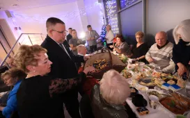 Spotkanie wigilijne Klubu Seniora Kacperek - Katarzynki, 15.12.2025