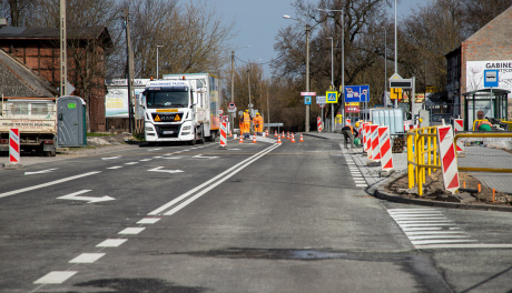 Lewoskręt z ulicy Poznańskiej w ulicę Prüfferów, 27.03.2024 r.