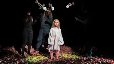 Zdjecie ze spektaklu „Król Olch” Teatru Lalek Zwickau, fot. materiały teatru