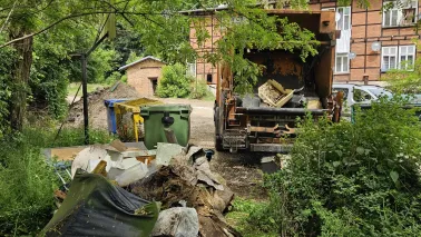 We wschodniej części Winnicy usunięto blisko 7 ton odpadów na nielegalnym wysypisku