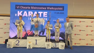 Karatecy na podium