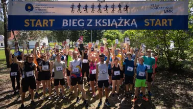 Reymontowski "Bieg z książką"