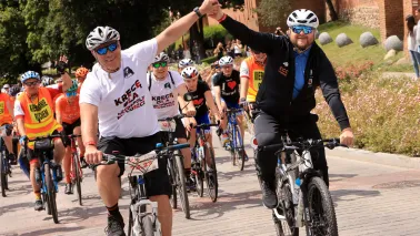 Pofrekwencyjny rajd rowerowy