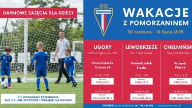 Wakacje z Pomorzaninem - plakat