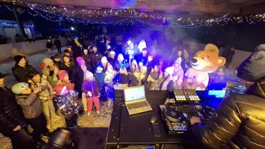 Inauguracja lodowiska sezonowego na Skarpie