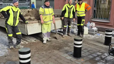  Słupki wokół Rynku Staromiejskiego