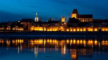 Zdjęcie panoramy Torunia