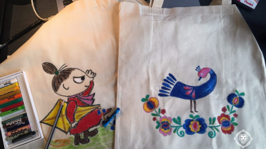 malowane ręcznie torby