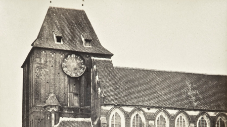 Toruń, kościół św. Jana, widok od strony południowej autor nieznany, Toruń, 1861 ze zbiorów Muzeum Okręgowego w Toruniu