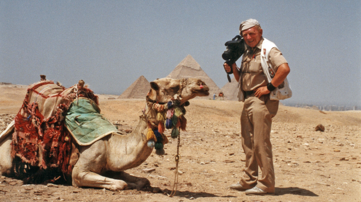 Tony Halik z wielbłądem