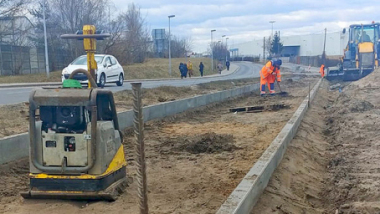 Budowa nowej ścieżki rowerowej w rejonie ulic Grudziądzkiej i Wielki Rów