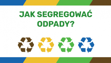 baner ze strony tytułowej poradnika segregacji odpadów