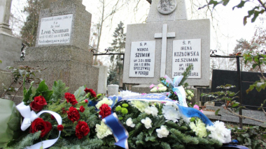 Grób Wandy Szuman na cmentarzu św. Jerzego