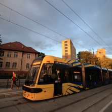 Przejazd techniczny po nowej linii tramwajowej, 3.08.2023 r.