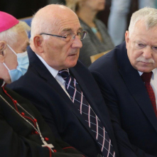 biskup senior Andrzej Suski, Ludwik Szuba i zastępca prezydentaZbigniew Fiderewicz