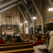 Na zdjęciu: wnętrze kościola na Rybakach