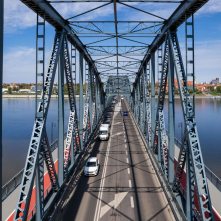 Przebudowany most Józefa Piłsudskiego
